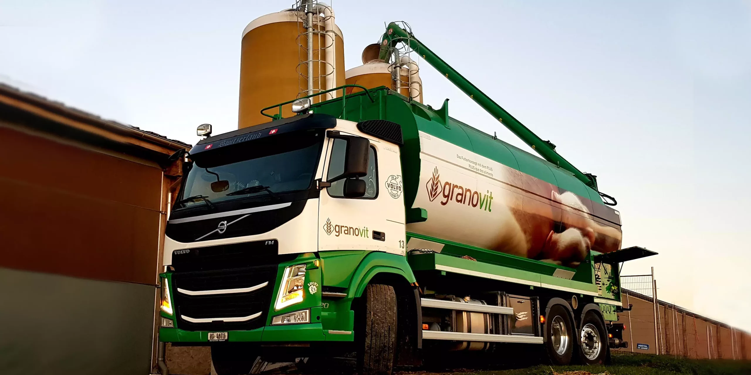 Camion à vis: un système de livraison vrac unique en Suisse