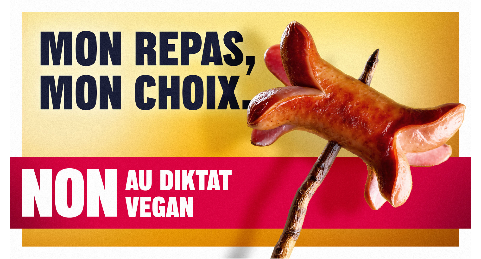 Nous disons NON au véganisme imposé !